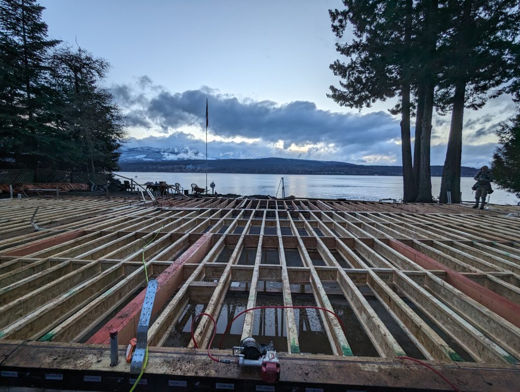 Red Seal carpenters framing a home addition in Burnaby, BC
